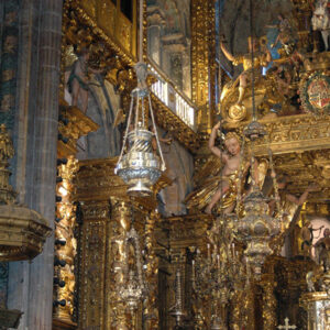 visita guiada à catedral de santiago - altar-mor